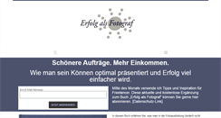 Desktop Screenshot of erfolg-als-fotograf.de